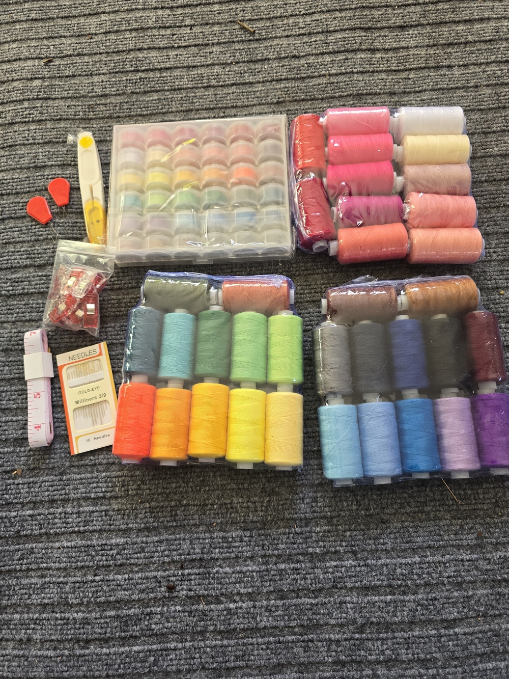 Assorted Thread and Sewing Kit - Multicolor - Picture 2 of 4